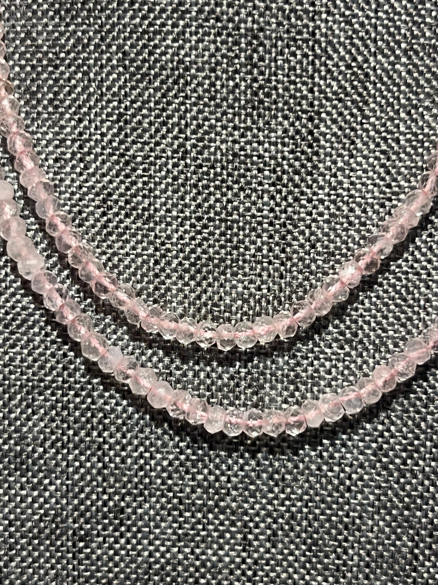 Gold Vermeil Rose Quartz Necklace
