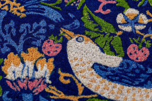 Victoria and Albert Museum Strawberry Thief Coir Doormat **Show only item**