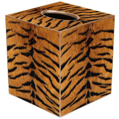 Marye-Kelley Tiger Stripe Tissue Box Cover