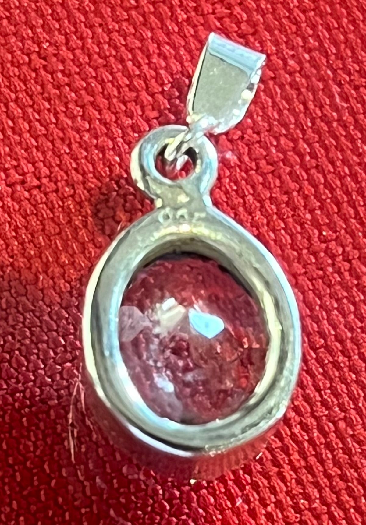 Sterling Silver Blue Topaz Pendant