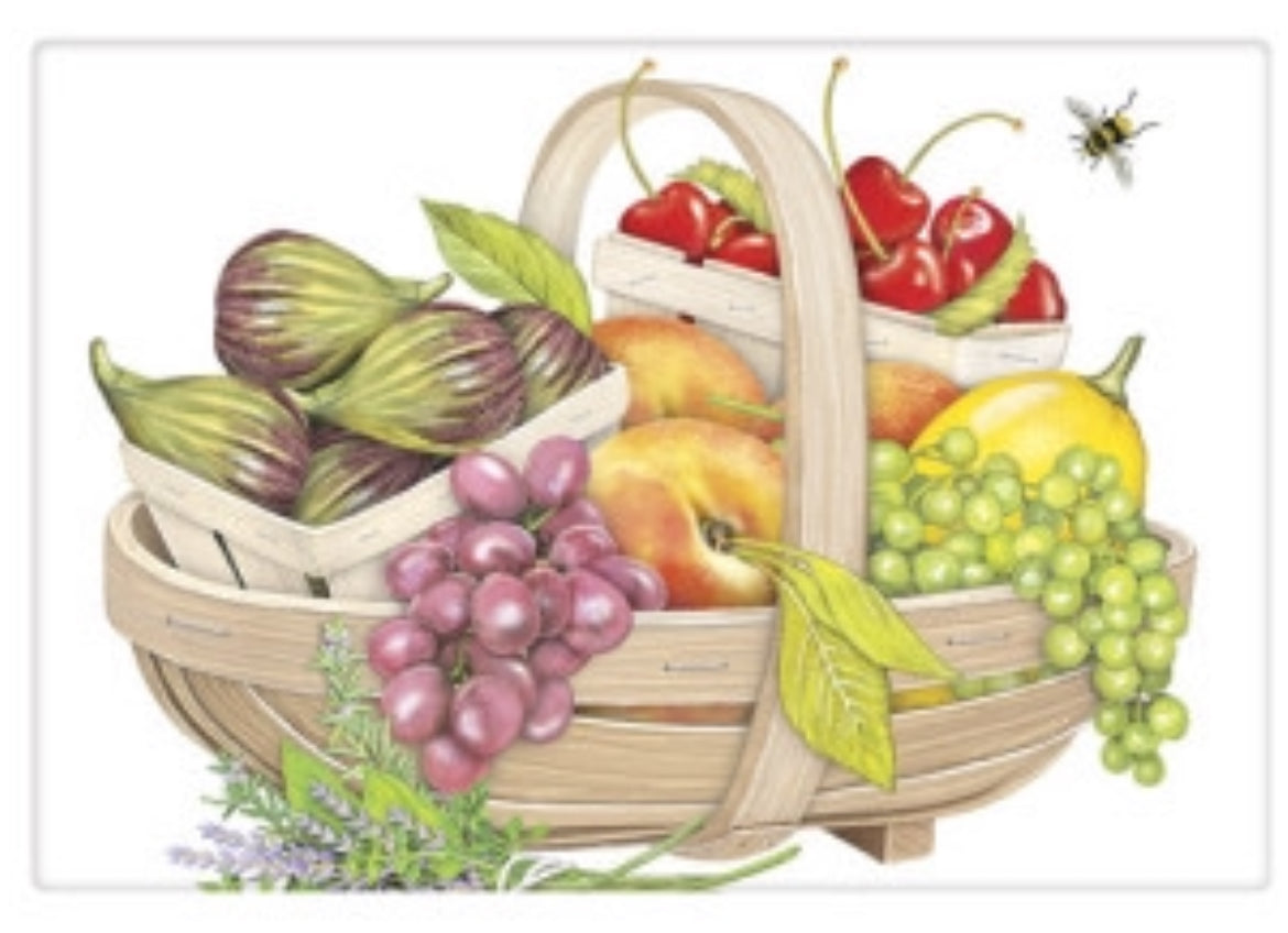 Flour Sack Kitchen Dish Towel Fruit Basket Mary Lake - Thompson