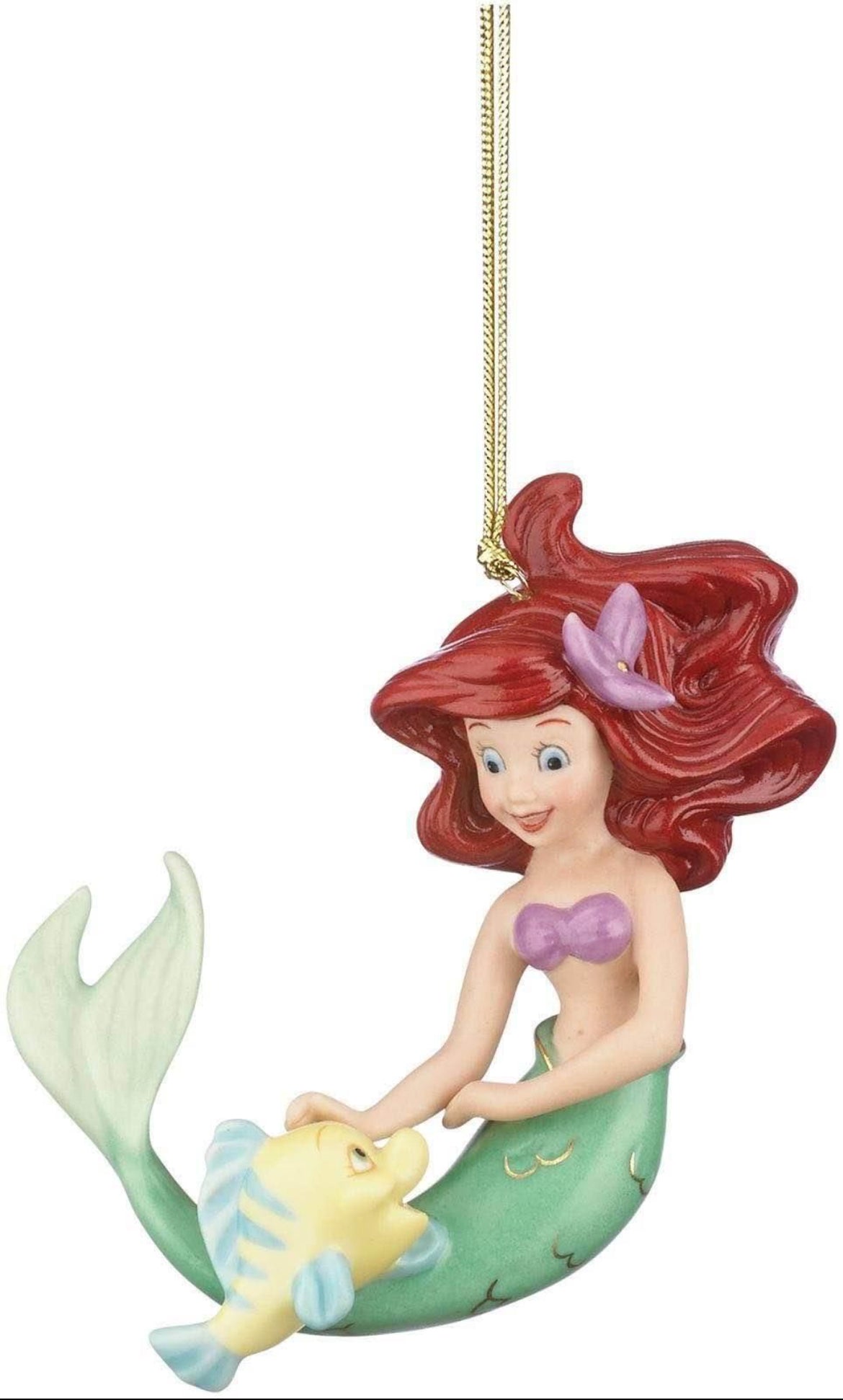 Lenox Little Mermaid Ariel’s Best friend Ornament Flounder