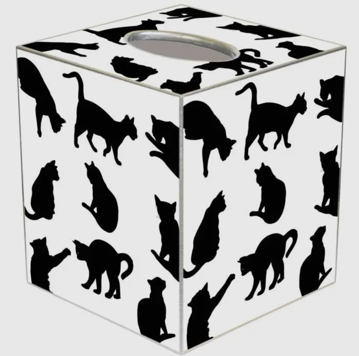 Marye-Kelley Cat Silhouettes Tissue Box Cover