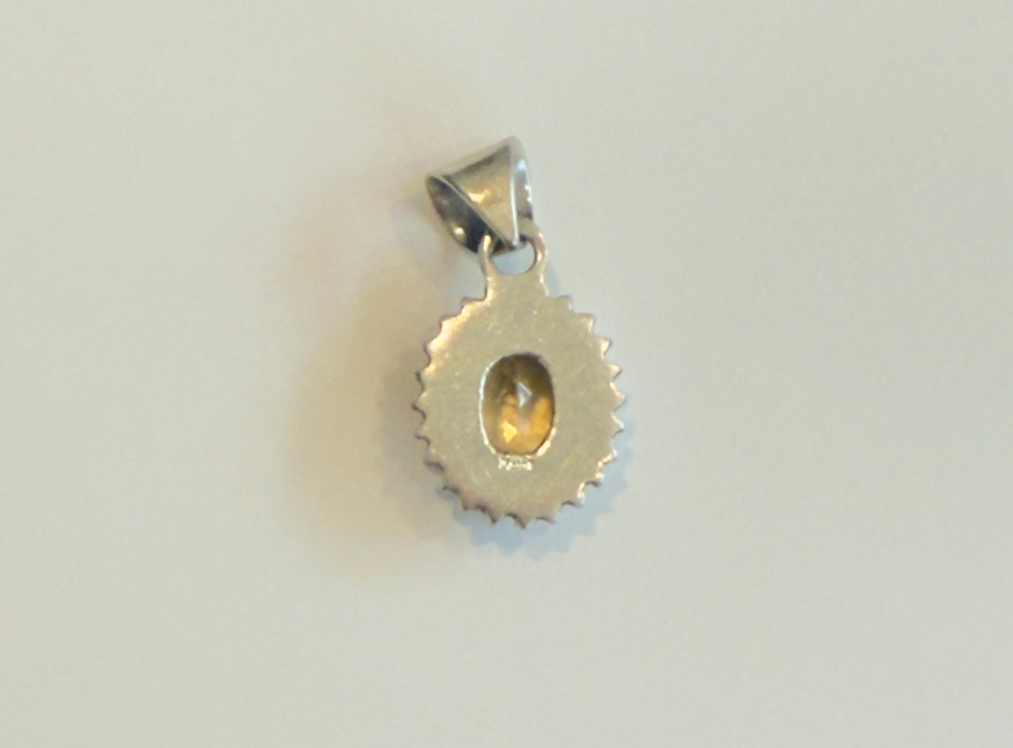 Sterling Silver Citrine Pendant