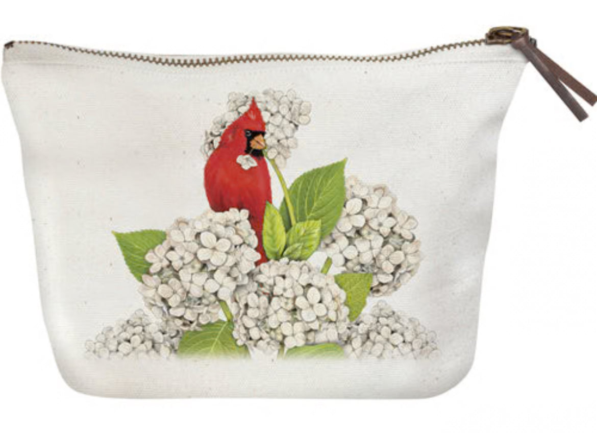 Mary Lake Thompson Cardinal Hydrangea Pouch