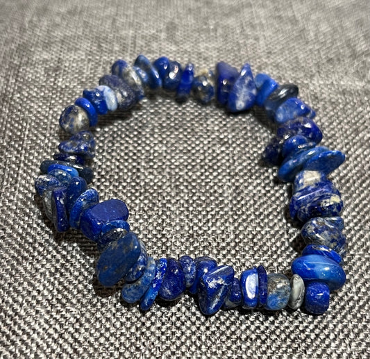 Afghan Lapis Gemstone Beaded Bracelet