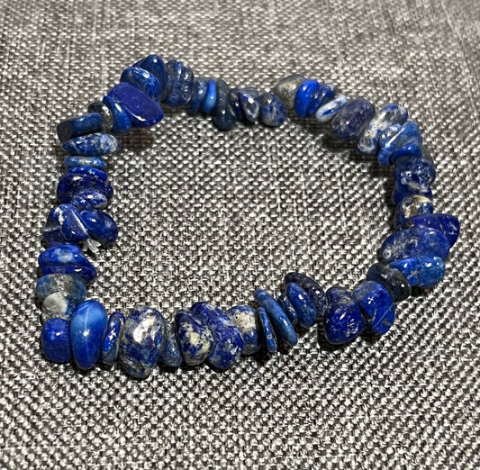 Afghan Lapis Gemstone Beaded Bracelet