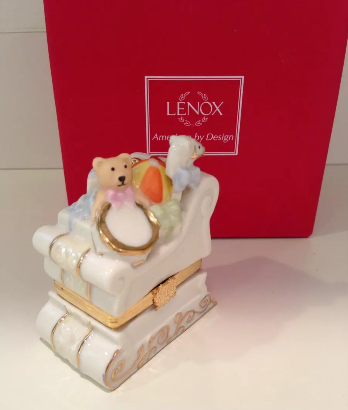 Lenox Christmas Sleigh Treasure Box