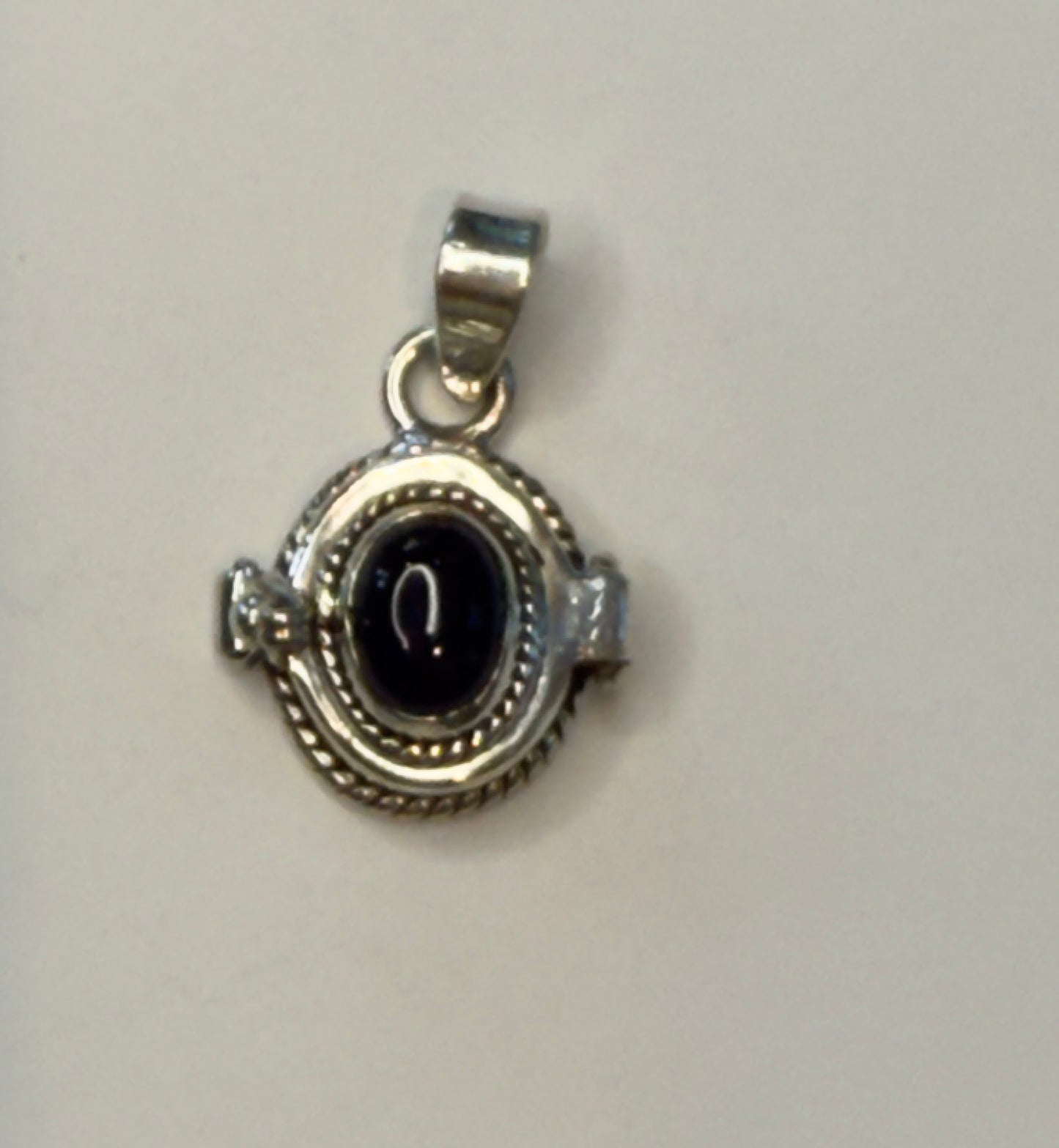 Sterling Silver Brazilian Amethyst Poison Pendant