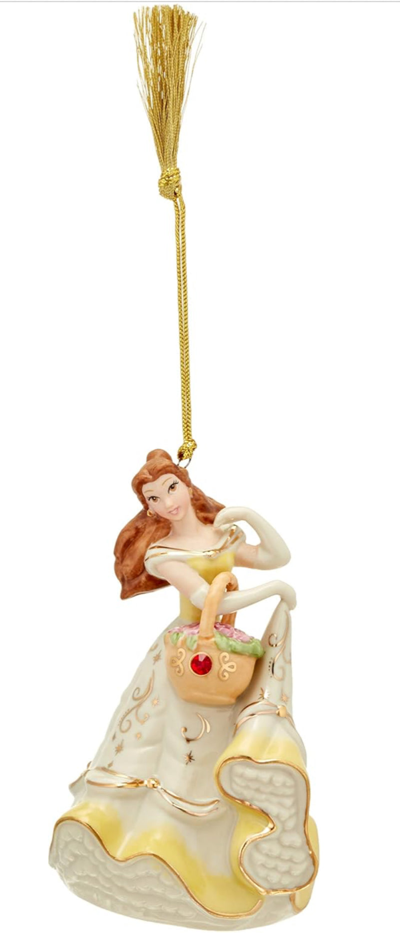 Disney Lenox Princess Belle Ornament Beauty and the Beast