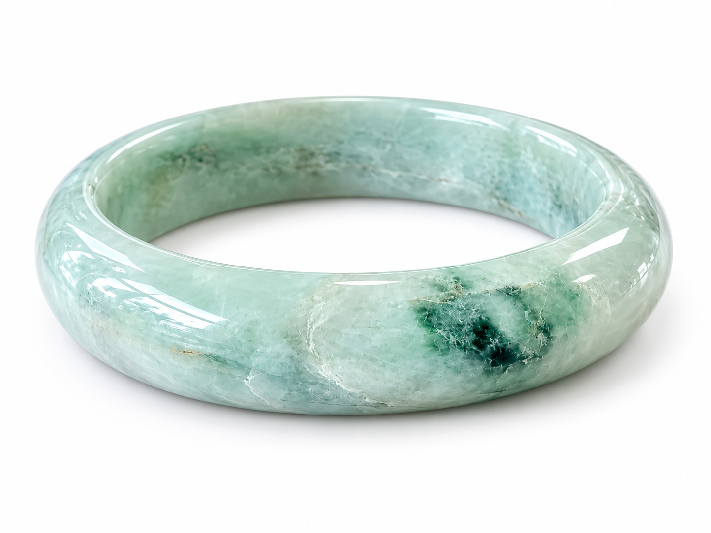 Natural Agate Bangle Bracelet