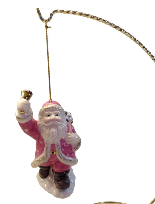 Lenox Bell Ringing Santa Ornament