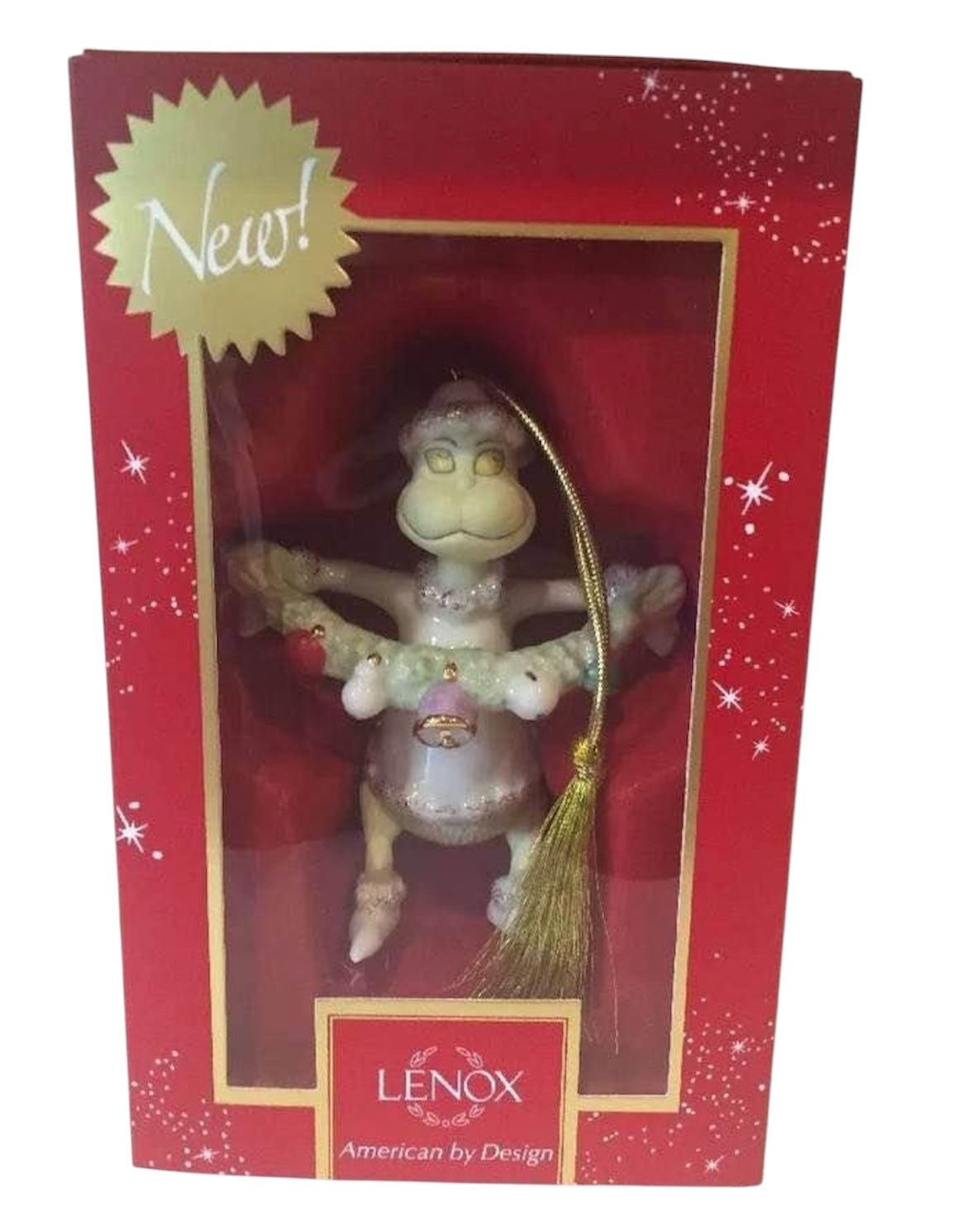 Lenox Grinch Stealing The Garland Ornament