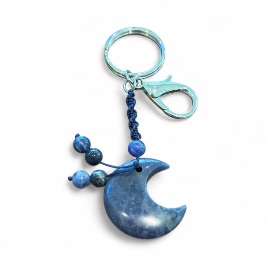 Sodalite Gemstone Keychain