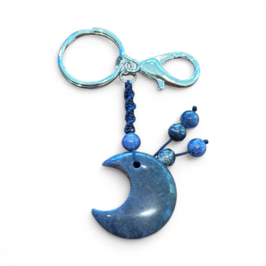 Sodalite Gemstone Keychain