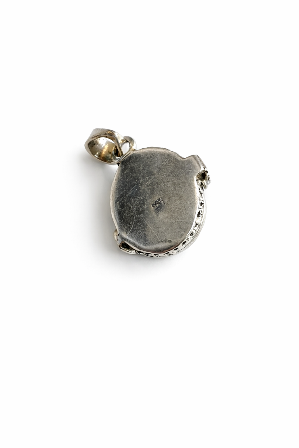 Sterling Silver Blue Lapis Poison Pendant Locket Large New