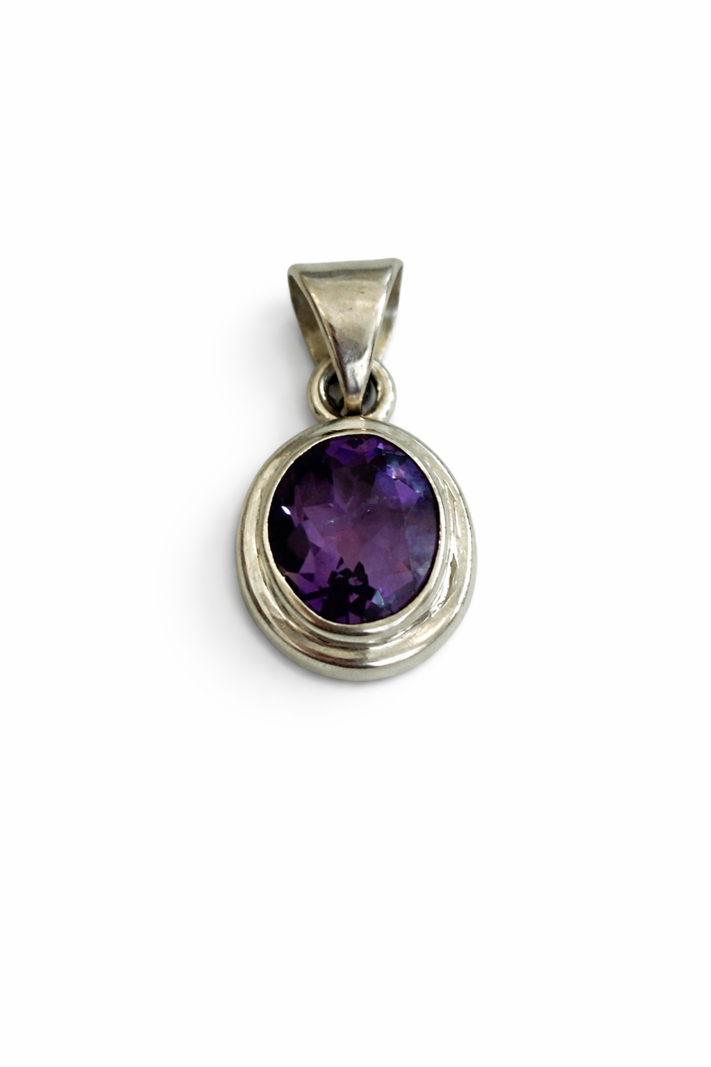 Sterling Silver Amethyst Pendant
