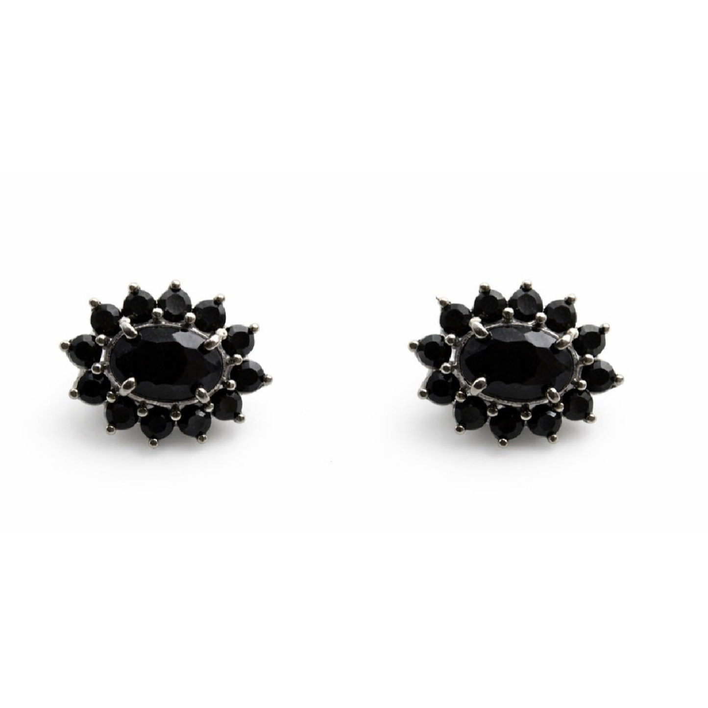 Sterling Silver Sapphire Stud Earrings