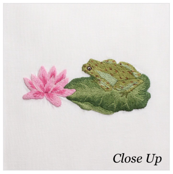 Frog & Lotus 100% Cotton Guest Hand Towel