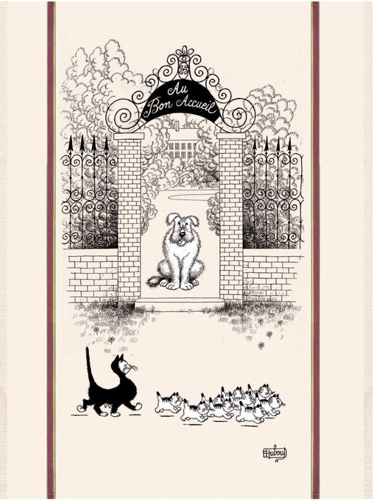 Torchons & Bouchons Au Bon Accueil Kitchen/Tea/Bar Towel From France