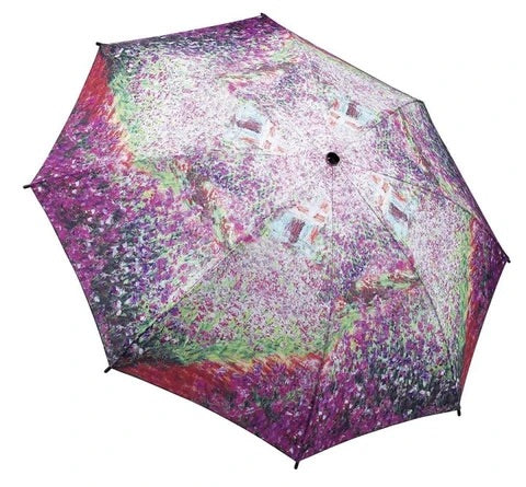 Galleria Monet's Garden Folding Umbrella