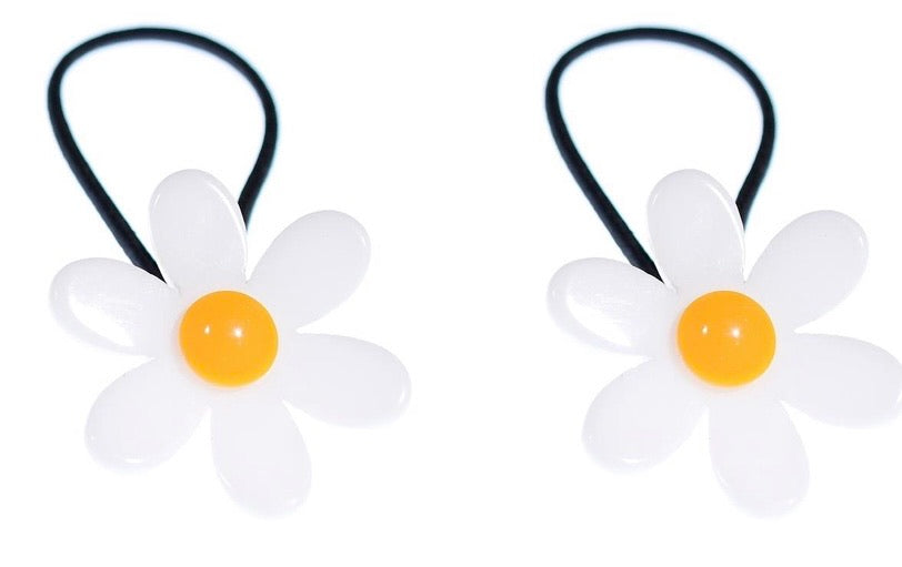 Daisy Girls Ponytail Elastic Bands (Set)