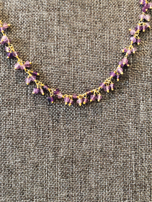 Amethyst 18” Necklace
