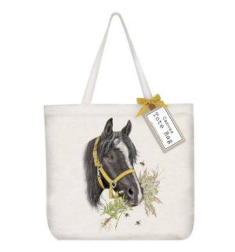 Canvas Tote Bag Mary Lake Thompson Yellow Bridle Horse