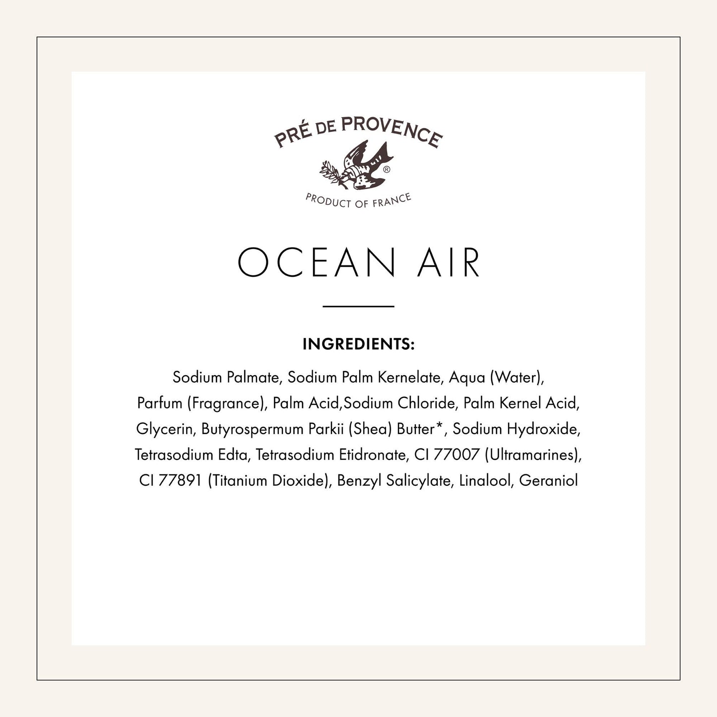 Pre De Provence Ocean Air Soap Bar 150g