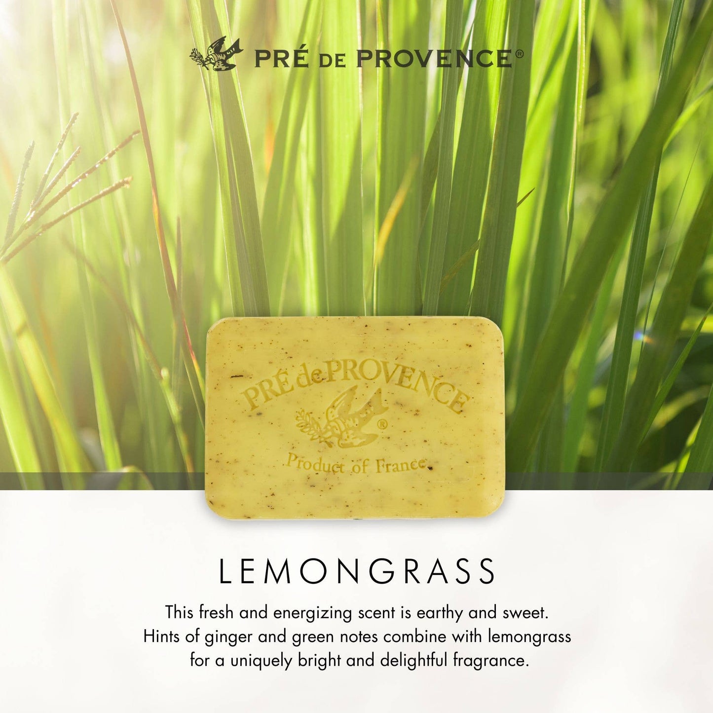 Pre De Provence Lemongrass Soap Bar 150g