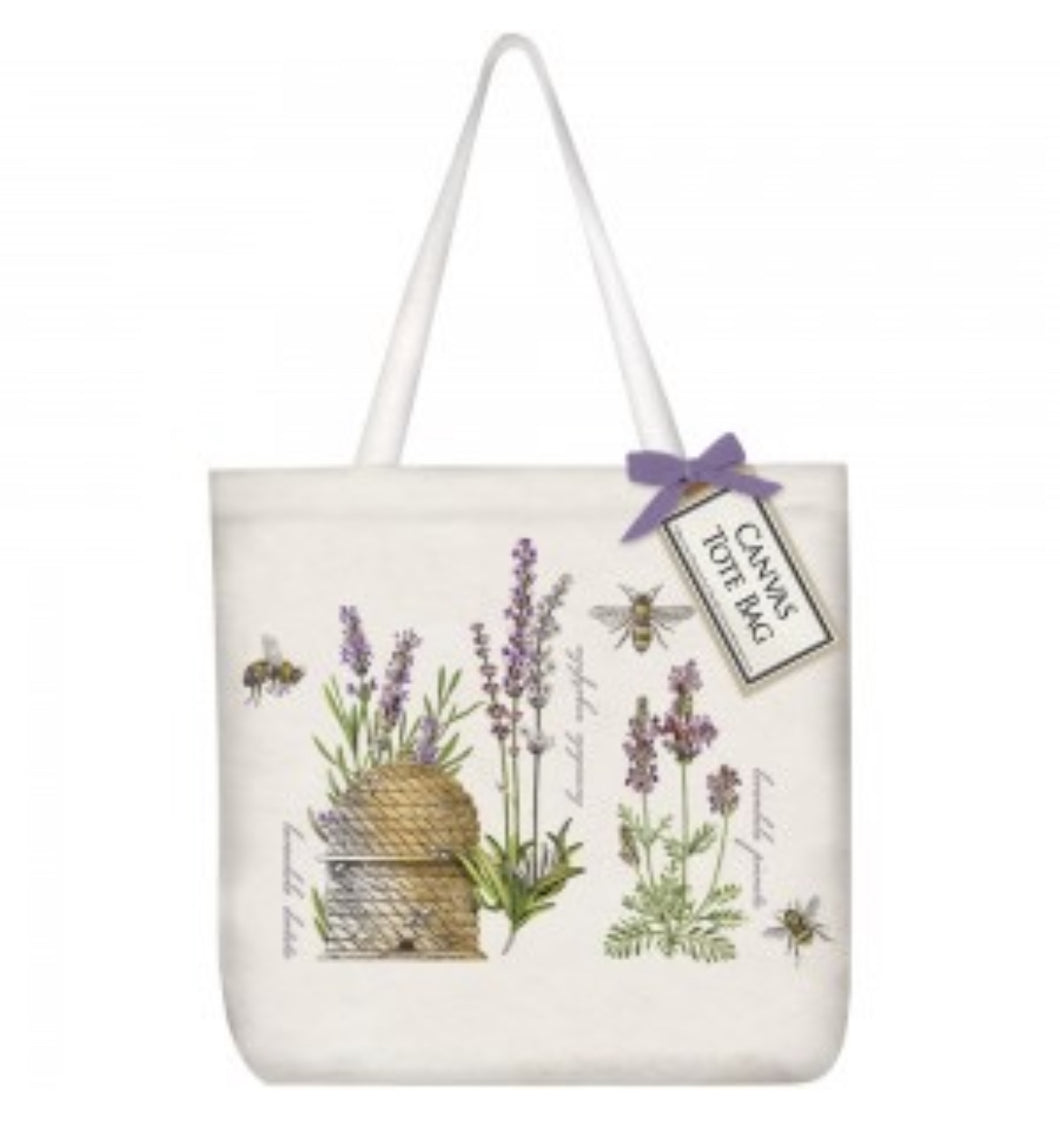 Canvas Tote Bag Mary Lake Thompson Botanical Lavender