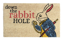 Load image into Gallery viewer, Victoria and Albert Museum Down the Rabbit Hole Coir Doormat **Show only item**