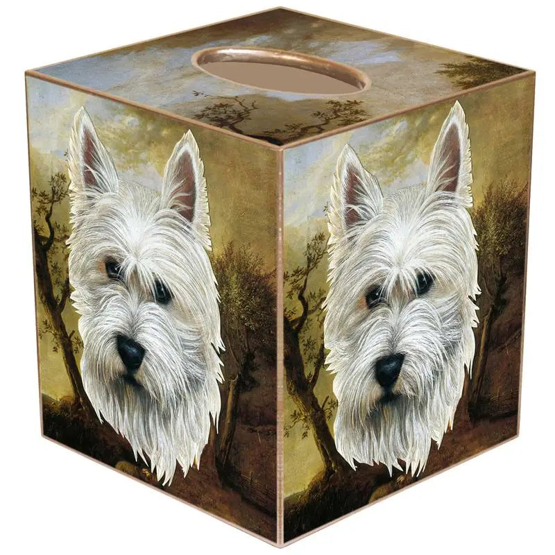 Marye-Kelley Westie Tissue Box Cover