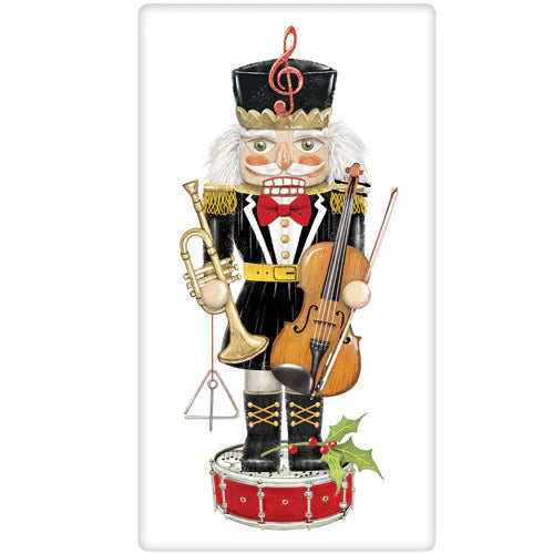 Flour Sack Kitchen Dish Towel Music Nutcracker Mary Lake - Thompson