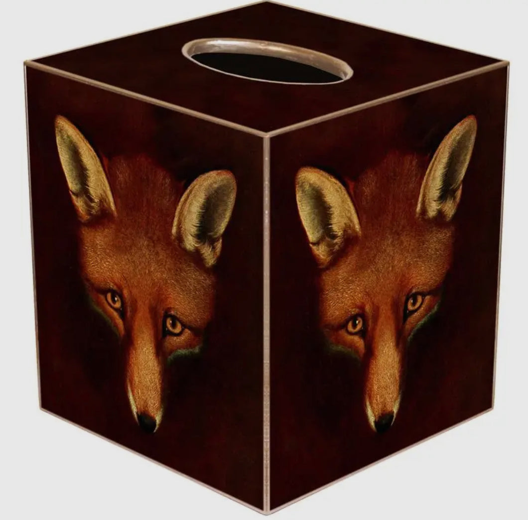 Marye-Kelley Fox Mask Tissue Box Cover