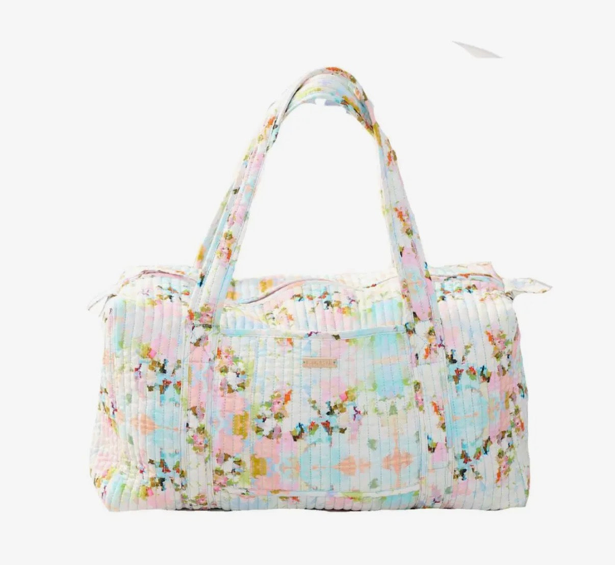Laura Park Brooks Avenue Quilted Signature Duffle Bag
