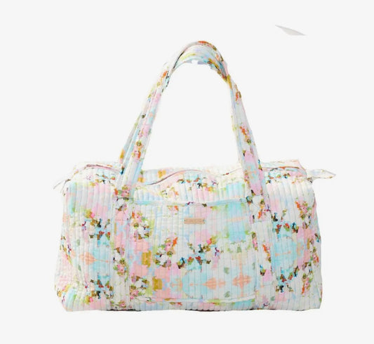 Laura Park Brooks Avenue Quilted Signature Duffle Bag