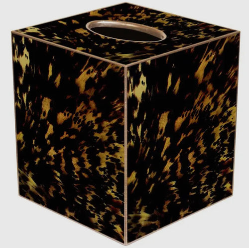 Marye-Kelley Tortoise Shell Tissue Box Cover