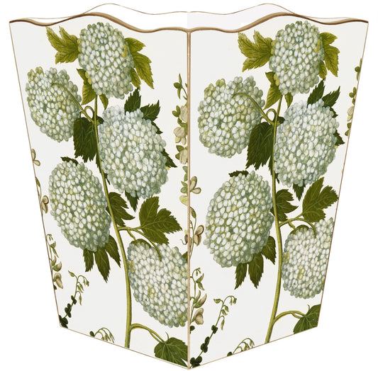 Marye-Kelley Pale Hydrangea Wastepaper Basket