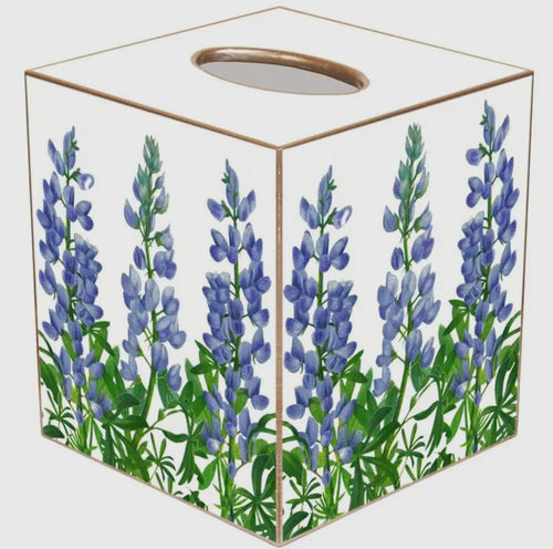 Marye-Kelley Blue Bonnet Tissue Box Cover