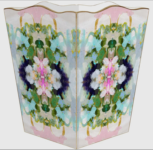 Marye-Kelley Laura Park Nantucket Bloom Wastepaper Basket