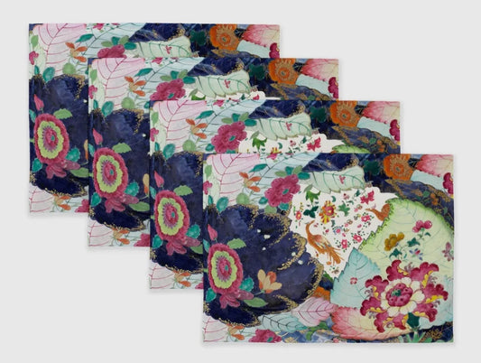 Marye-Kelley Ancient Tobacco Leaf Linen Placemats