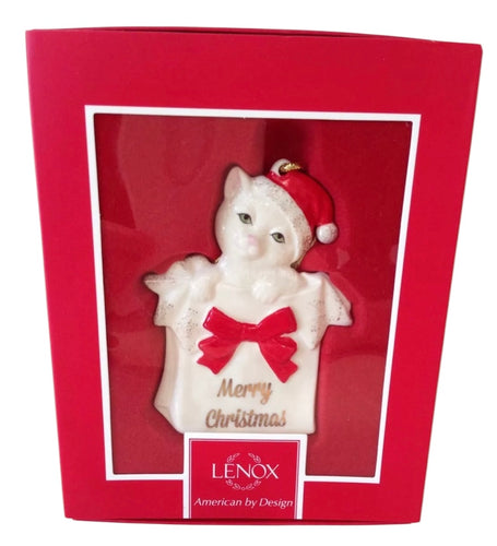 Lenox Cat/Kitty Christmas Ornament