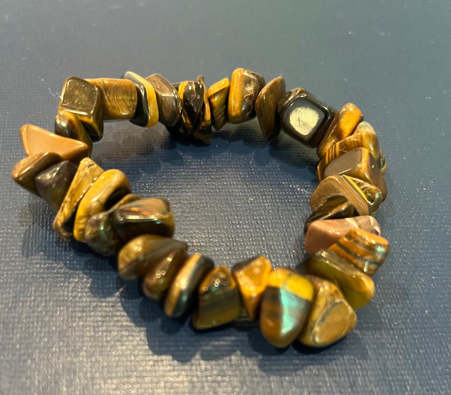 Tiger's Eye Gemstone Beaded Bracelet
