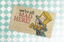 Load image into Gallery viewer, Victoria and Albert Museum Mad Hatter Coir Doormat **Show only item**