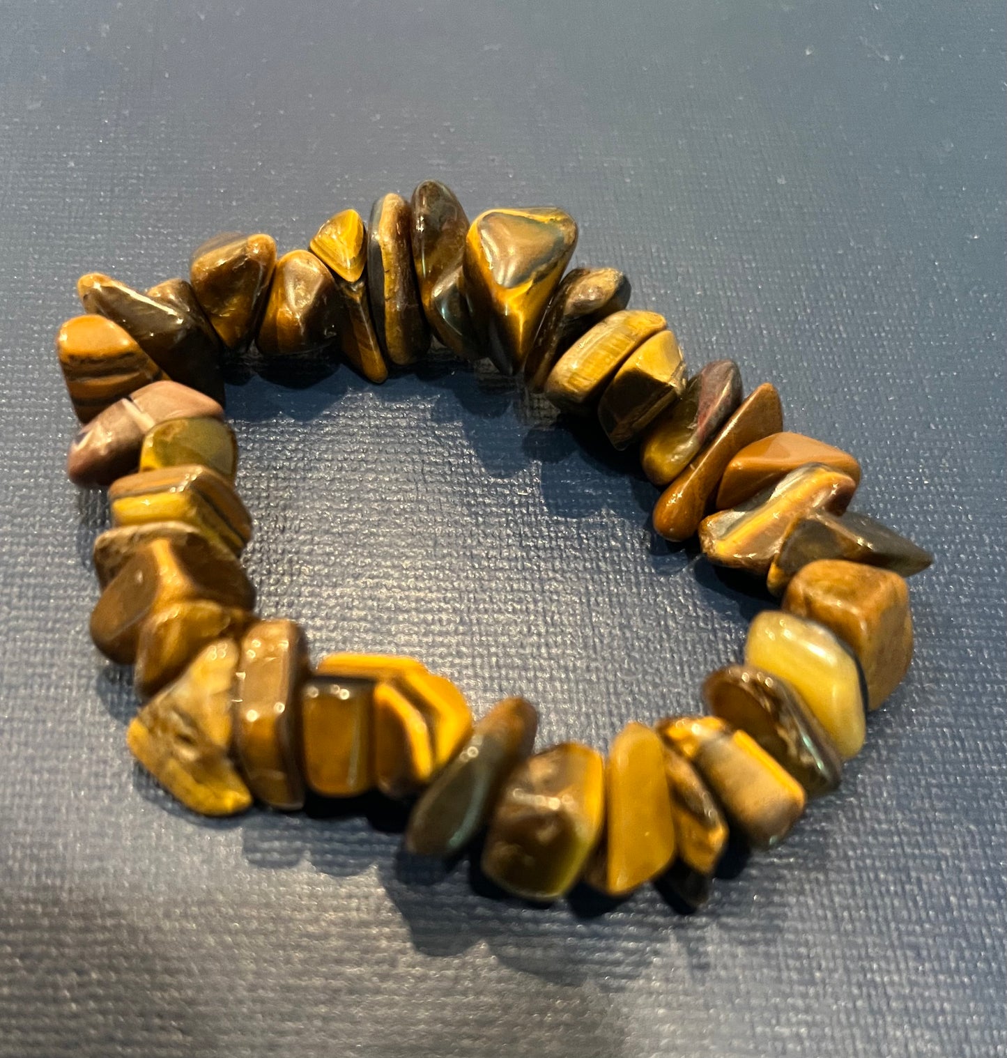 Tiger's Eye Gemstone Beaded Bracelet
