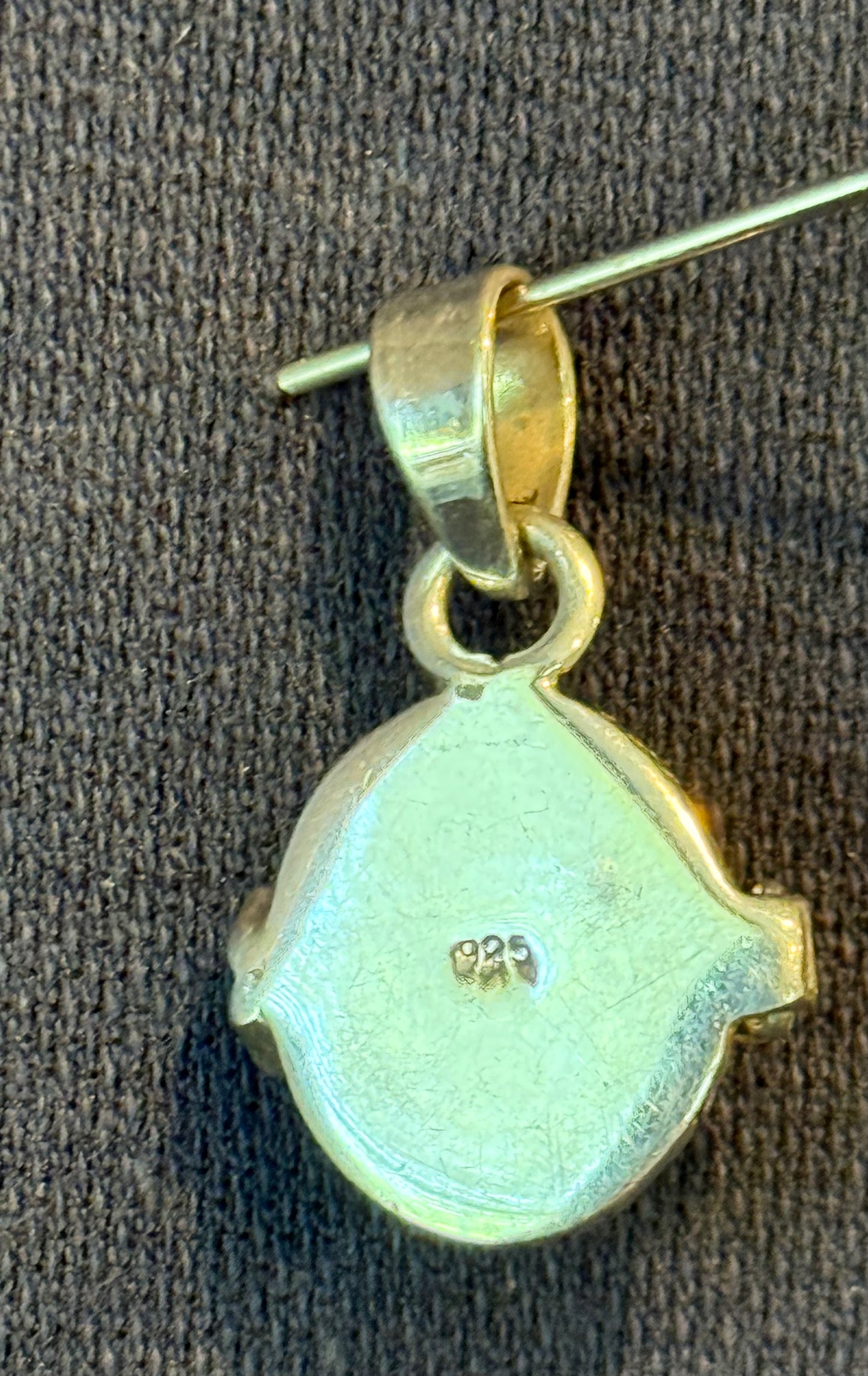 Sterling Silver Moonstone Poison Pendant