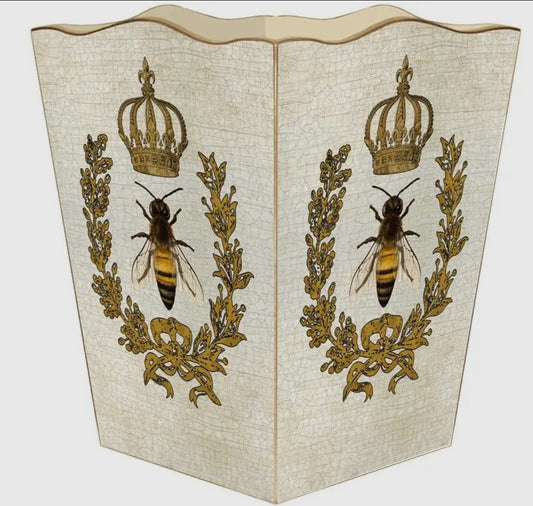 Marye-Kelley Queen Bee Wastepaper Basket