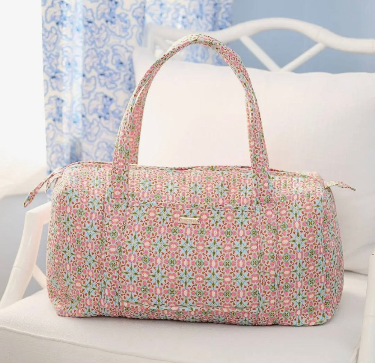 Laura Park Gasparilla Quilted Signature Duffle Bag