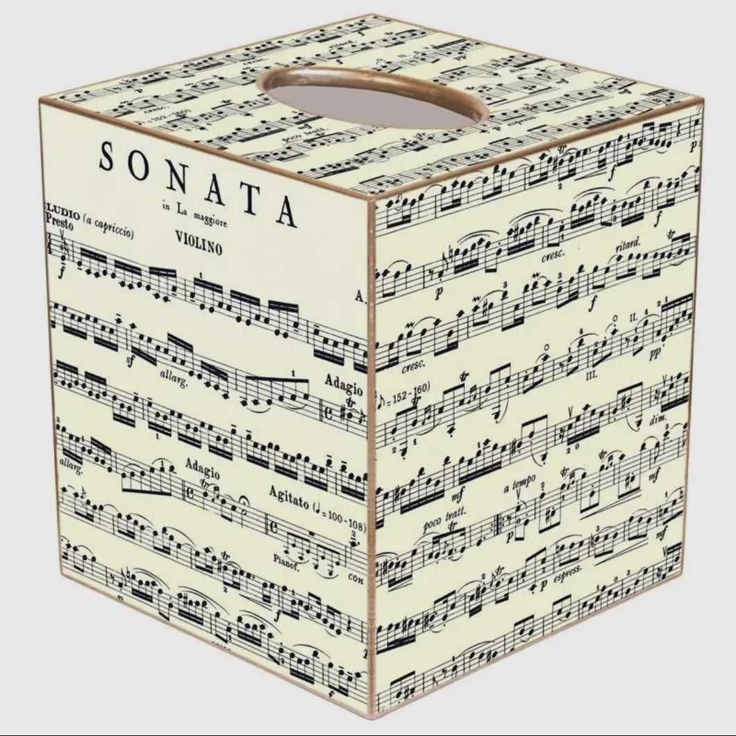 Marye-Kelley Sonata Tissue Box Cover